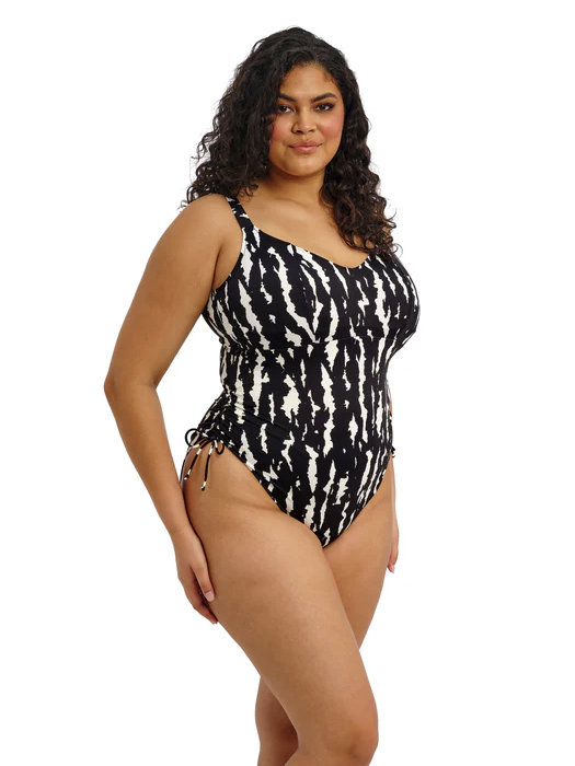 Слитный купальник без косточек Elomi Echo Shell (Black)