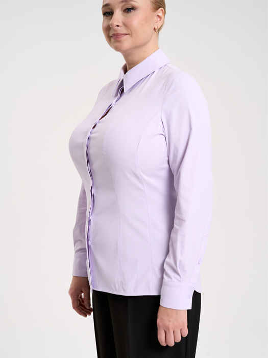 Рубашка классическая (Сиреневый)