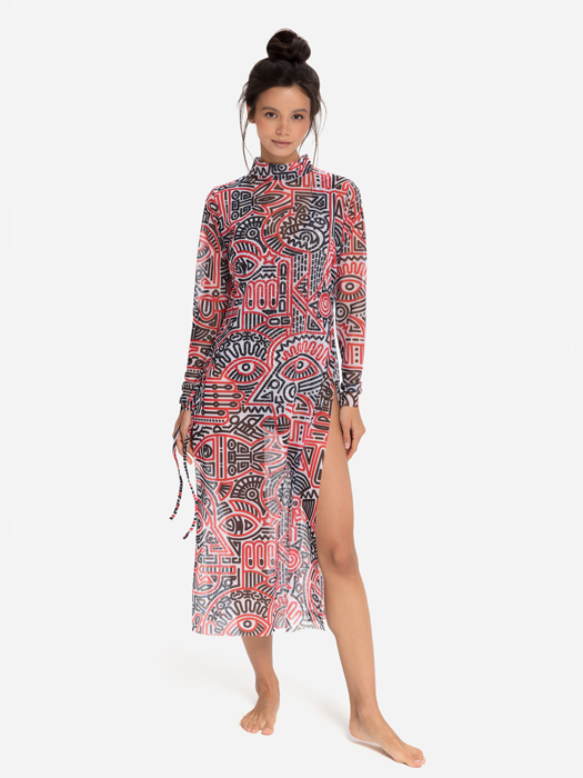 Платье Туника Rodasoleil " Doodling"