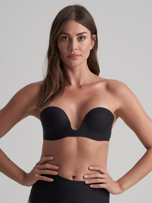 Бюстгальтер BYE BRA Deep Plunge Strapless Bra (Black)