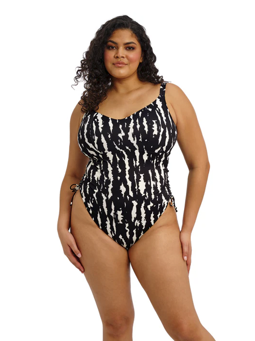 Слитный купальник без косточек Elomi Echo Shell (Black)