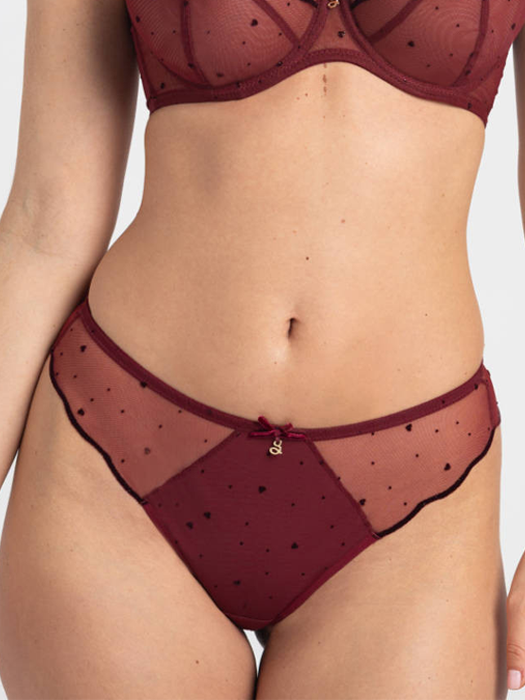 Трусы стринги Samanta Melania C300 (Burgundy)