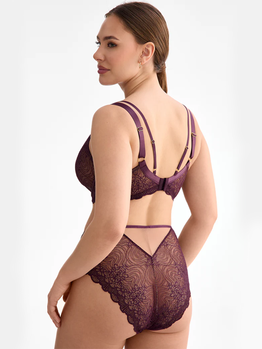 Бюстгальтер с мягкой чашкой Ewa Bien Maribel B161 (Dark Plum)