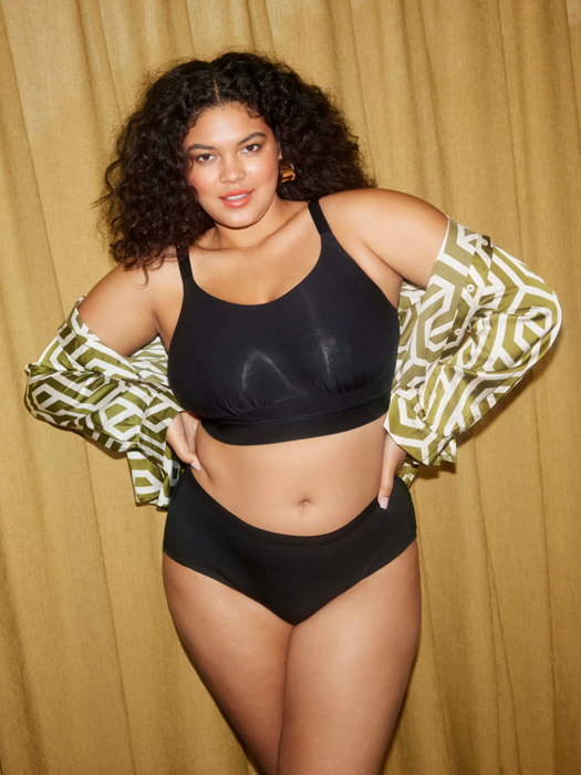 Бралетт без косточек Elomi Downtime Bralette (Black)