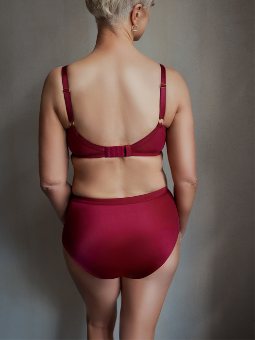 Трусы высокие Kris Line Rubin (Bordeaux)
