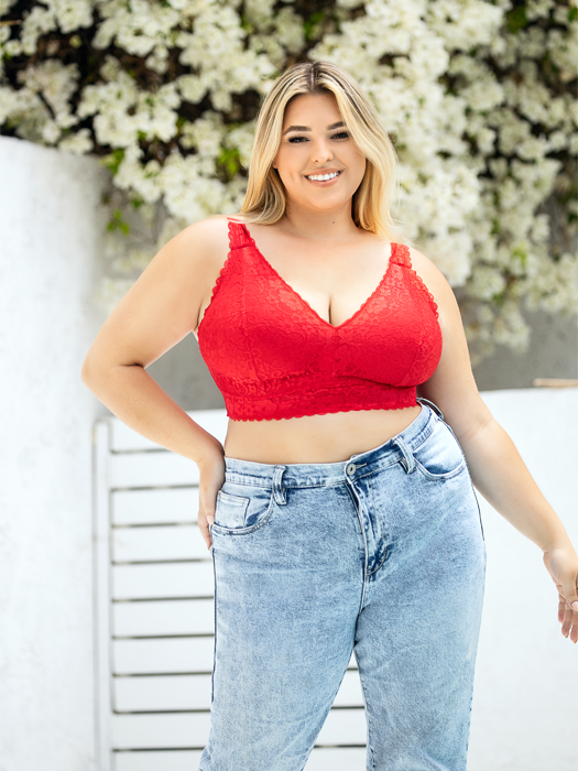 Бюстгальтер без косточек Parfait Adriana (Racing Red)