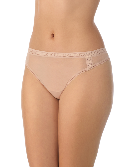 Трусы стринги On Gossamer Hi Cut (Champagne)