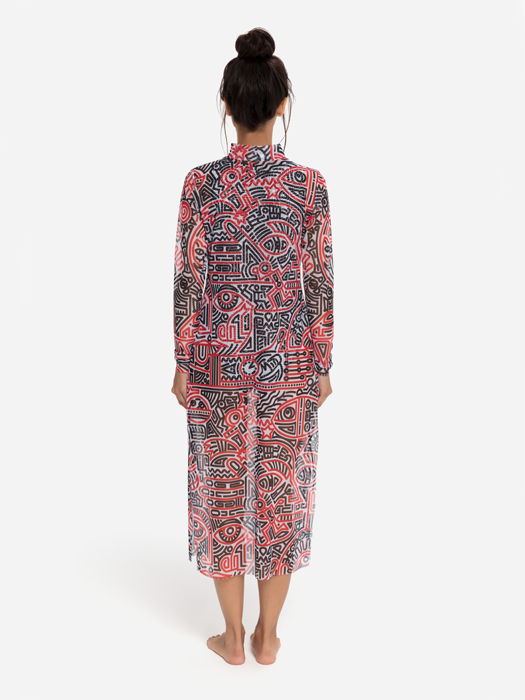 Платье Туника Rodasoleil "Doodling"