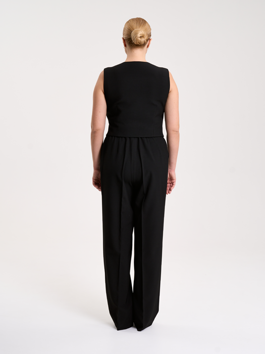 Жилет костюмный (Черный)