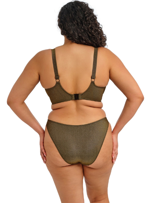 Низ купальника Elomi Sunset Shimmer High Leg Bikini Brief (Gold Rush)