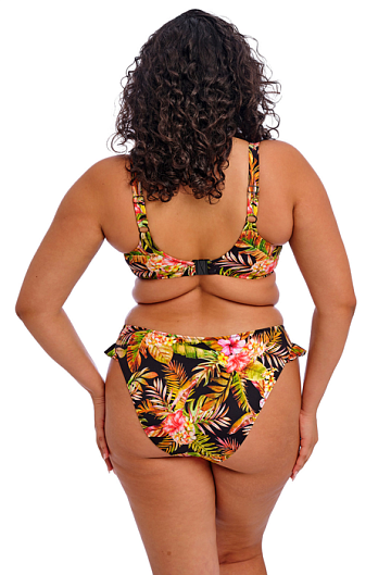 Верх купальника Elomi Tiger Valley Plunge (Black)