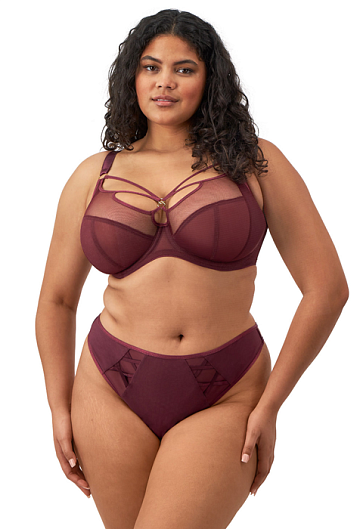 Бюстгальтер с мягкой чашкой Elomi Sachi Plunge (Cabernet)