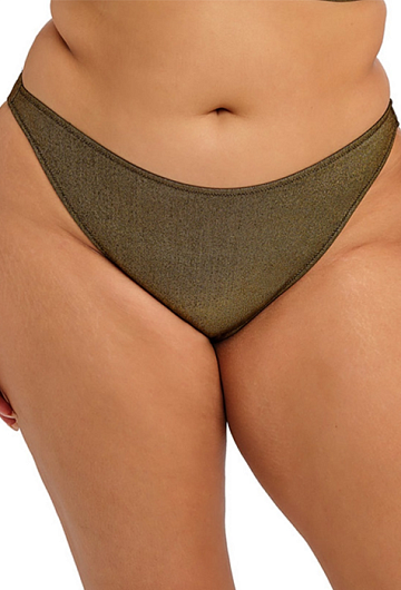 Низ купальника Elomi Sunset Shimmer High Leg Bikini Brief (Gold Rush)