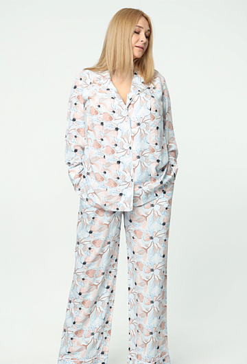 Брюки домашние (Светлый принт)