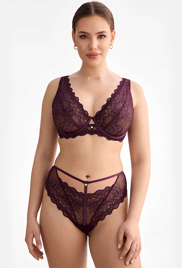 Бюстгальтер с мягкой чашкой Ewa Bien Maribel B862 (Dark Plum)