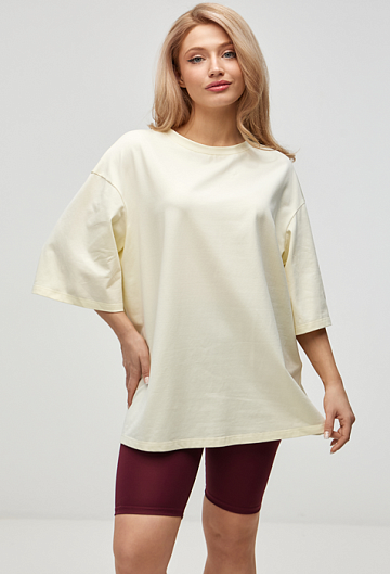 Футболка оверсайз (Сливочное масло)