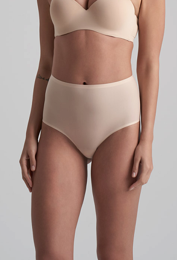 Трусы высокие BYE BRA Uni Stretch High Brief (Beige)