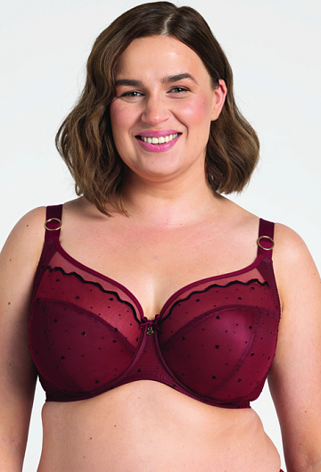 Бюстгальтер с мягкой чашкой Samanta Melania A910 (Burgundy)