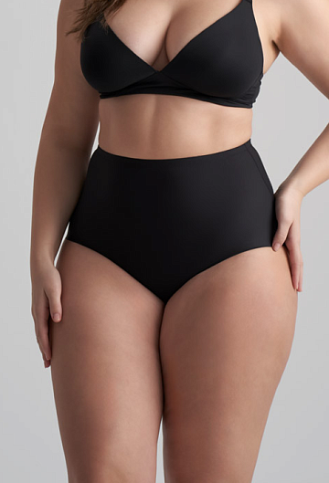 Трусы моделирующие BYE BRA Sculpting Mid Waist Brief (Black)