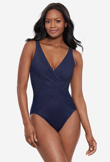 Слитный купальник Miraclesuit Crossover (Midnight)