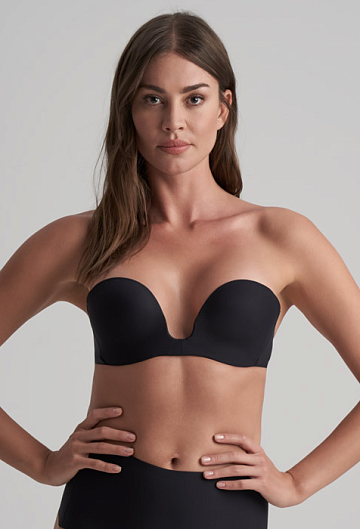 Бюстгальтер BYE BRA Deep Plunge Strapless Bra (Black)