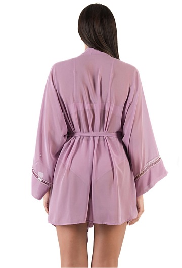 Туника пляжная District Macrame (Лиловый)