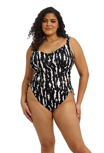 Слитный купальник без косточек Elomi Echo Shell (Black)