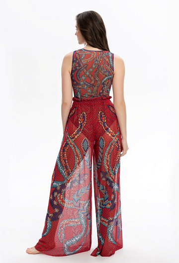 Брюки Rodasoleil "Змеи Мозаика"