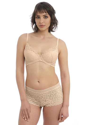 Бюстгальтер с твердой чашкой Wacoal Raffine Plunge (Frappe)