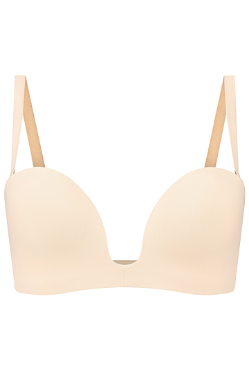Бюстгальтер BYE BRA Deep Plunge Strapless Bra (Beige)