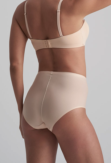 Трусы высокие BYE BRA Uni Stretch High Brief (Beige)