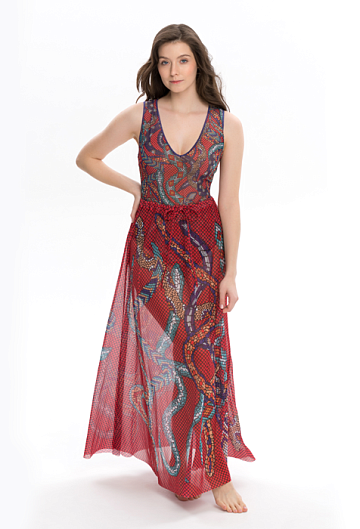 Юбка Rodasoleil "Змеи Мозаика"