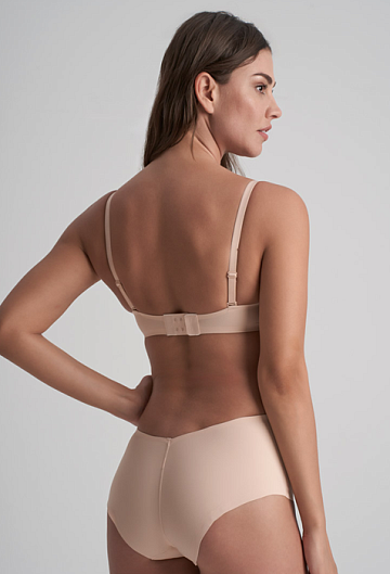 Бюстгальтер BYE BRA Deep Plunge Strapless Bra (Beige)
